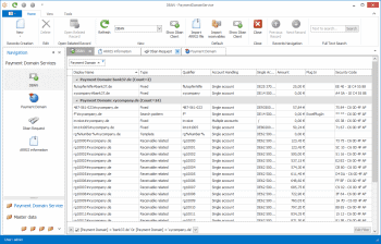 Serverseitig werden die die Zahlungsinformationen per Frontend verwaltet. Ein Import von XML, CSV und Excel soll möglich sein. Schnittstellen sollen noch folgen.