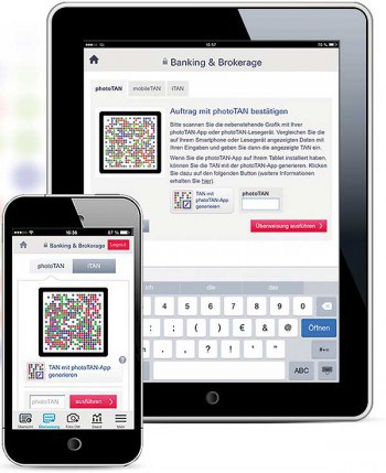 Mobile Banking per photoTAN