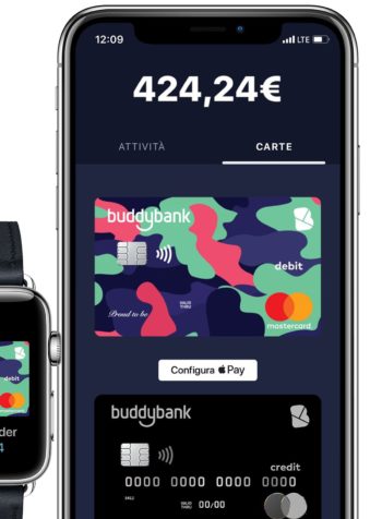 Buddybank kommt mit virtuellen MasterCards