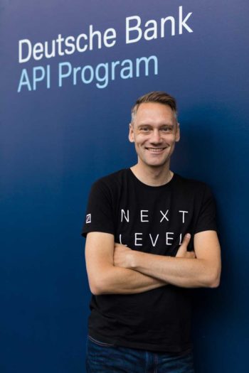 Joris Hensen, verantwortlich für das API Programm und Open Banking bei der Deutschen Bank<q>Deutschen Bank