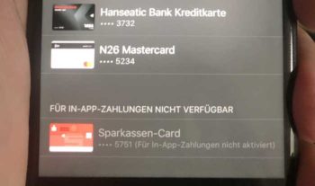 In-App-Payment mit der girocard: Leider nicht.