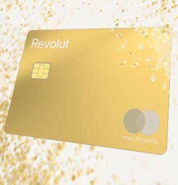 24-Karat vergoldete Karte in limitierter Auflage ... von Neobank Revolut