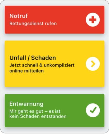 Die App „MeinAuto“ kann am Fahrgeschehen auch mögliche Unfälle erkennen und die Versicherung verständigen.<q>HUK Coburg