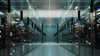 cloud or data center, 3d renderingSichere Kommunikationsnetzwerke sind im Finanzsektor unverzichtbar. SCION verbessert die sichere und effiziente Datenübertragung.