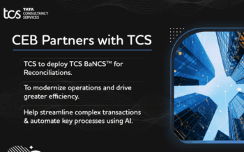 TCS Grafik zur Veranschaulichung der Partnerschaft mit der CEB.